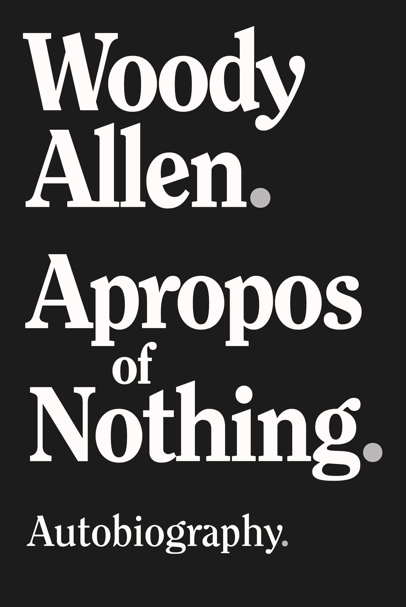 Apropos of Nothingibute (Download PDF Book)